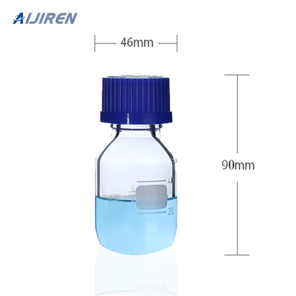 OEM chemistry borosil bottle reagent with blue screw cap 